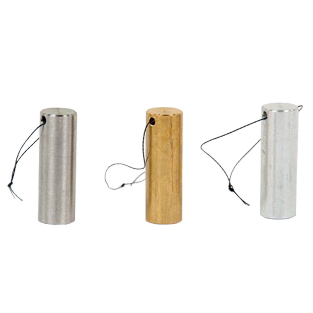 Körper gleicher Masse: je 200 g, D= je 25 mm, 4Stk. Körper gleicher Masse: je 200 g, D= je 25 mm, 4Stk.