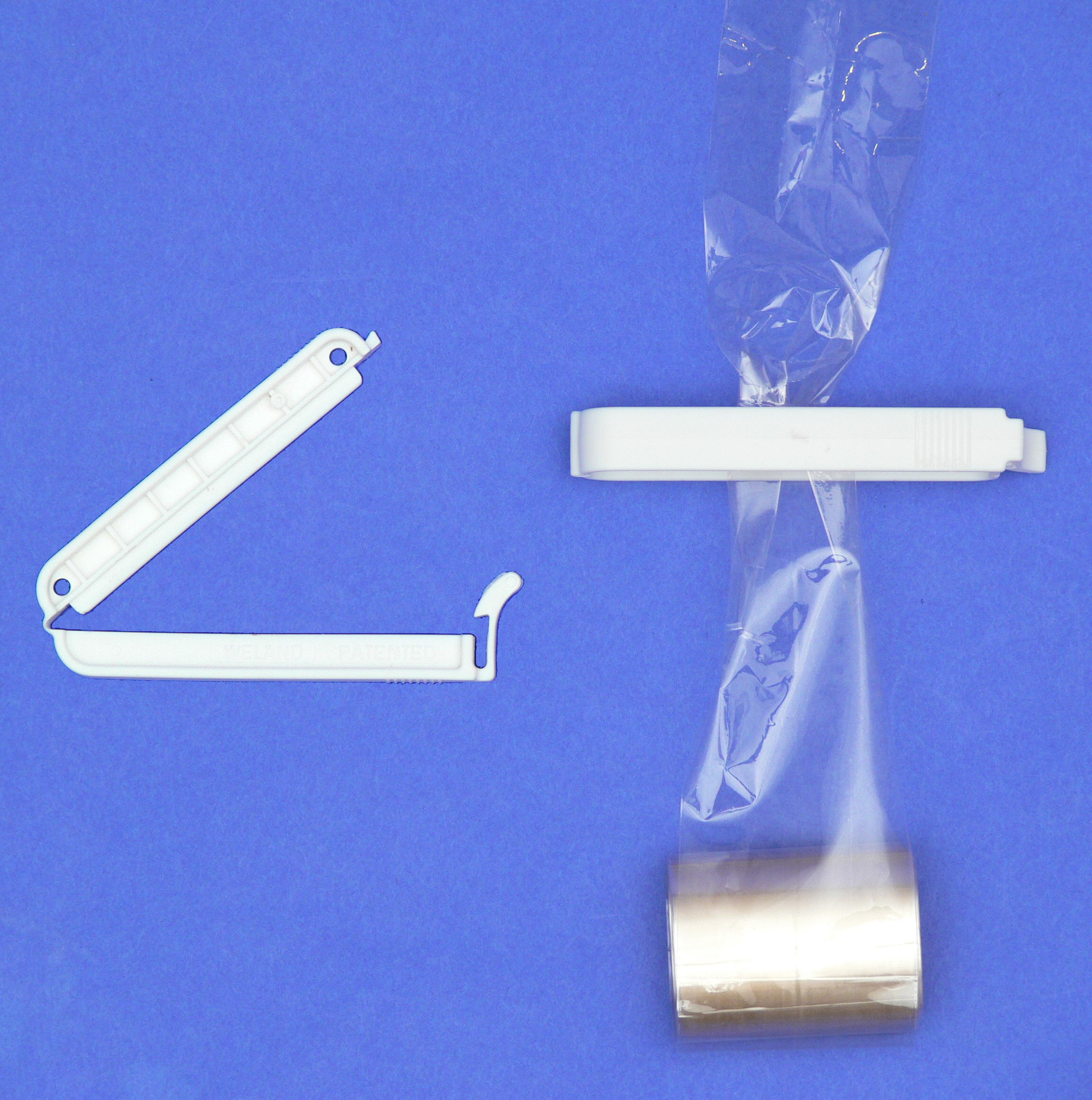 Patentverschluss zum Dialyseschlauch, 2 Stück