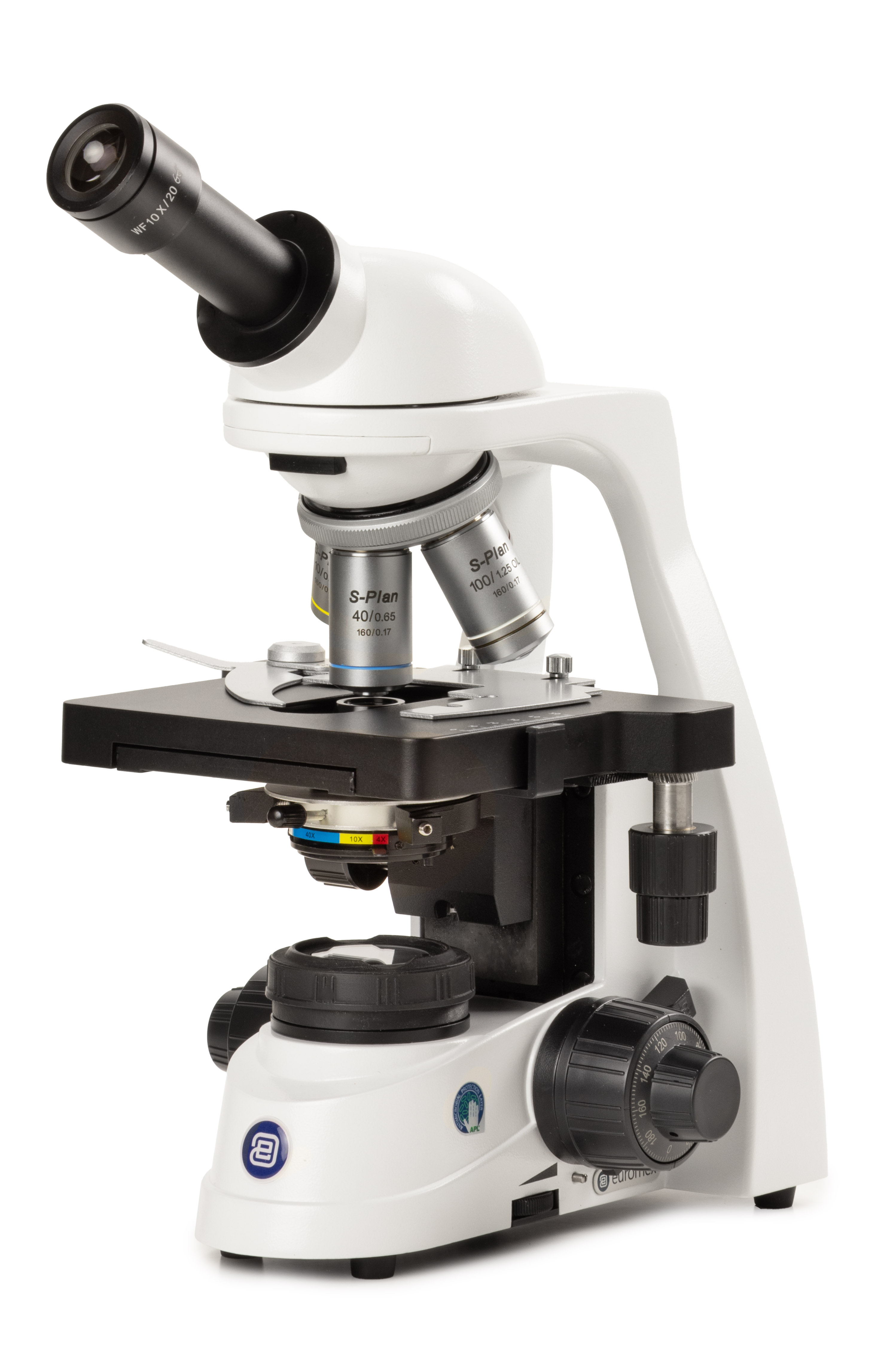 EUROMEX Mikroskop BlueScope EL.1651, monokular, 4x, 10x, S40x, S60x