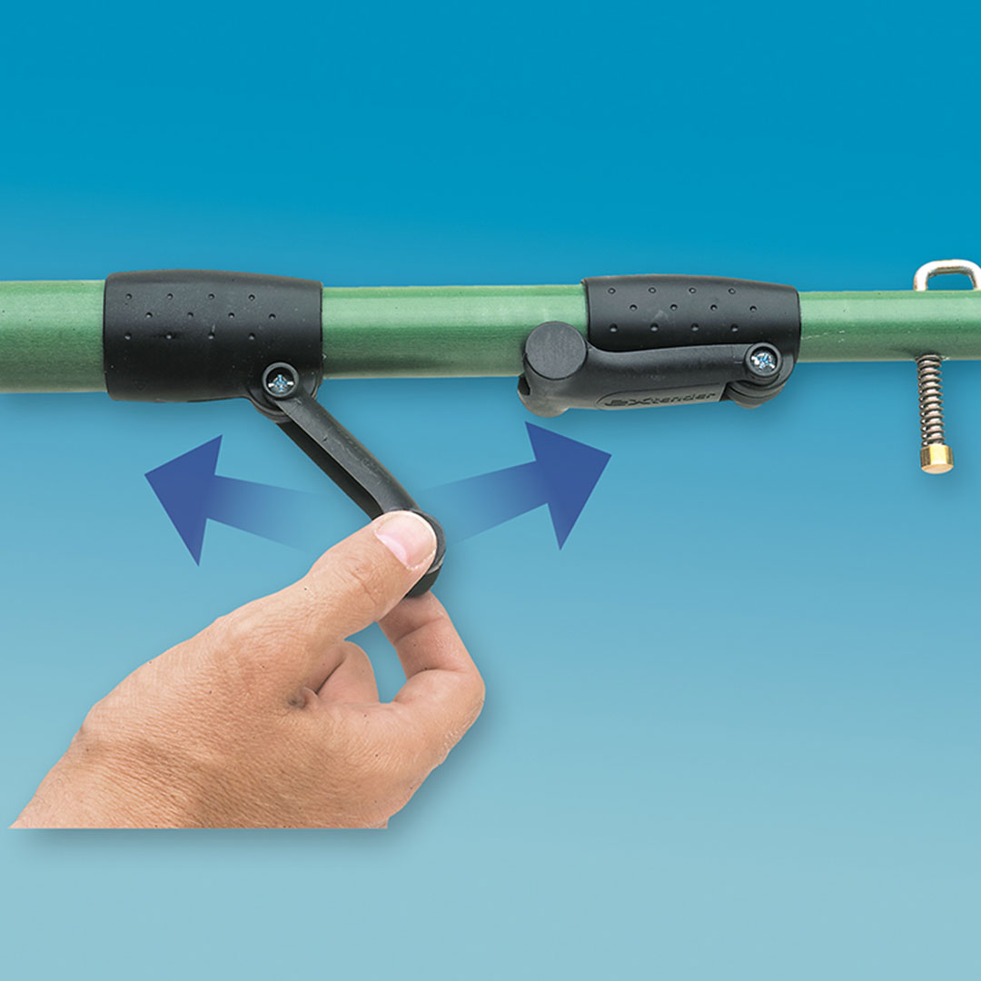 Teleskopstange aus Fiberglas 145 bis 280 cm