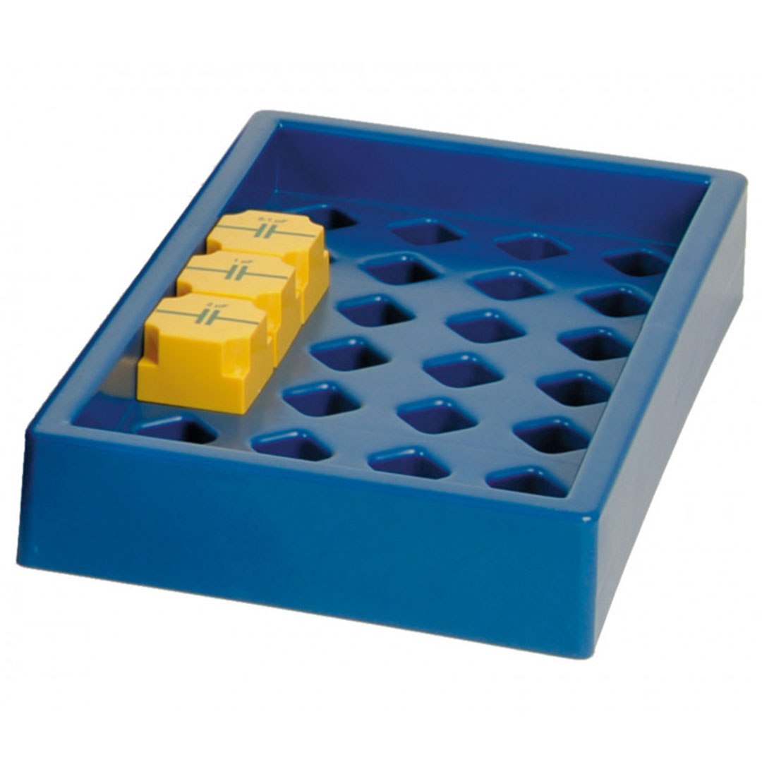 Behälter, Tasse für 28 STBs, blau Behälter, Tasse für 28 STBs, blau