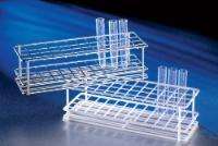 Reagenzglasgestell Edelstahl für 24 Reagenzgläser, bis D=18mm