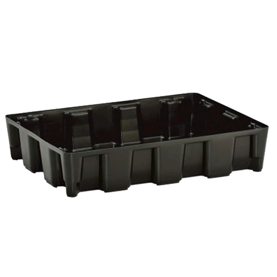 Auffangwanne schwarz, PE-HD, 35lt. 800x400x165mm
