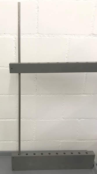 Halterung für Stativstangen 10Loch,30x450x100mm