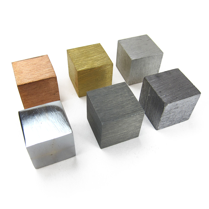 Metall-Würfel Set, 6-teilig