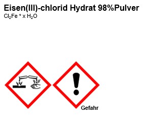 Eisen(II)-chlorid Hydrat 98%, Pulver, 100g