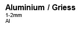 Aluminium Griess 1-2mm,  250g