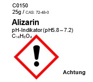Alizarin / 1,2-Dihydroxyanthrachinon, 25g