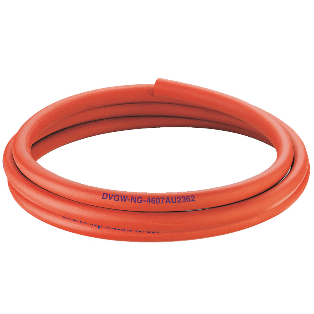 USBECK Gas-Schlauch, 1m, D=10/14mm, rot