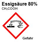 Essigsäure 80% technisch, 1000ml