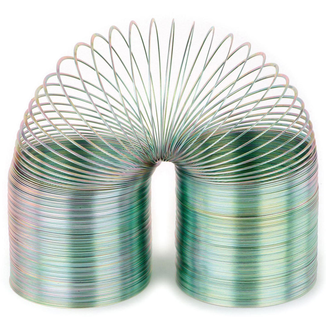 Slinky-Feder, Stahl, D=ca.75mm, H=ca.100mm