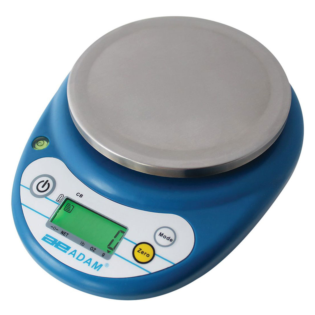 AE ADAM Kompaktwaage CB, 3000g, 1g, Wägeplatte  ø=130mm