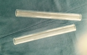 Verbrennungsrohr 300x34mm verschmolzen