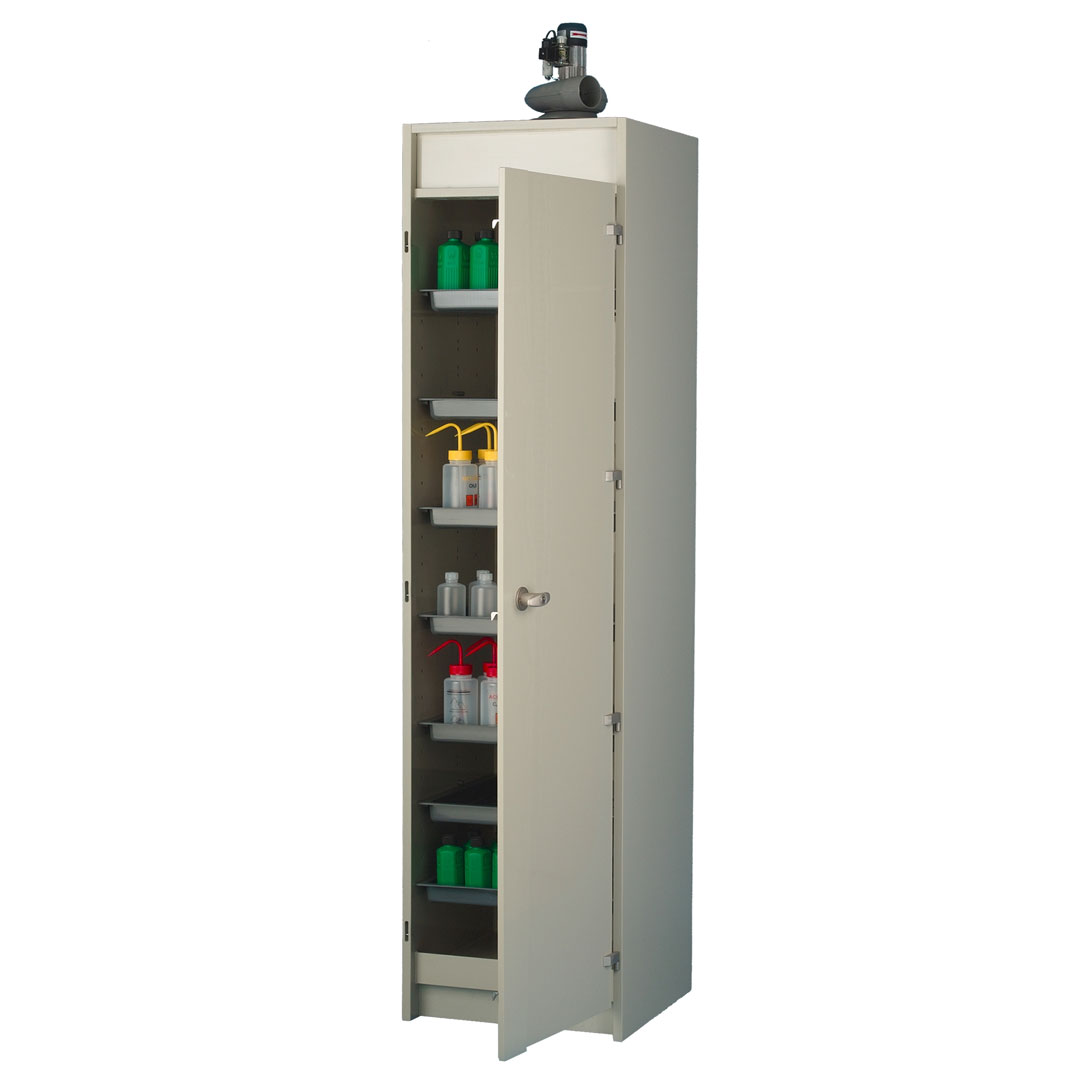 Säure- und Chemikalienschrank aus PP, SM500 mit Ventilator