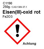 Eisen(III)-oxid rot, 250g