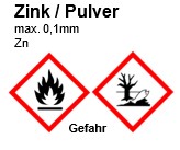 Zink Pulver, feines Pulver, 500g