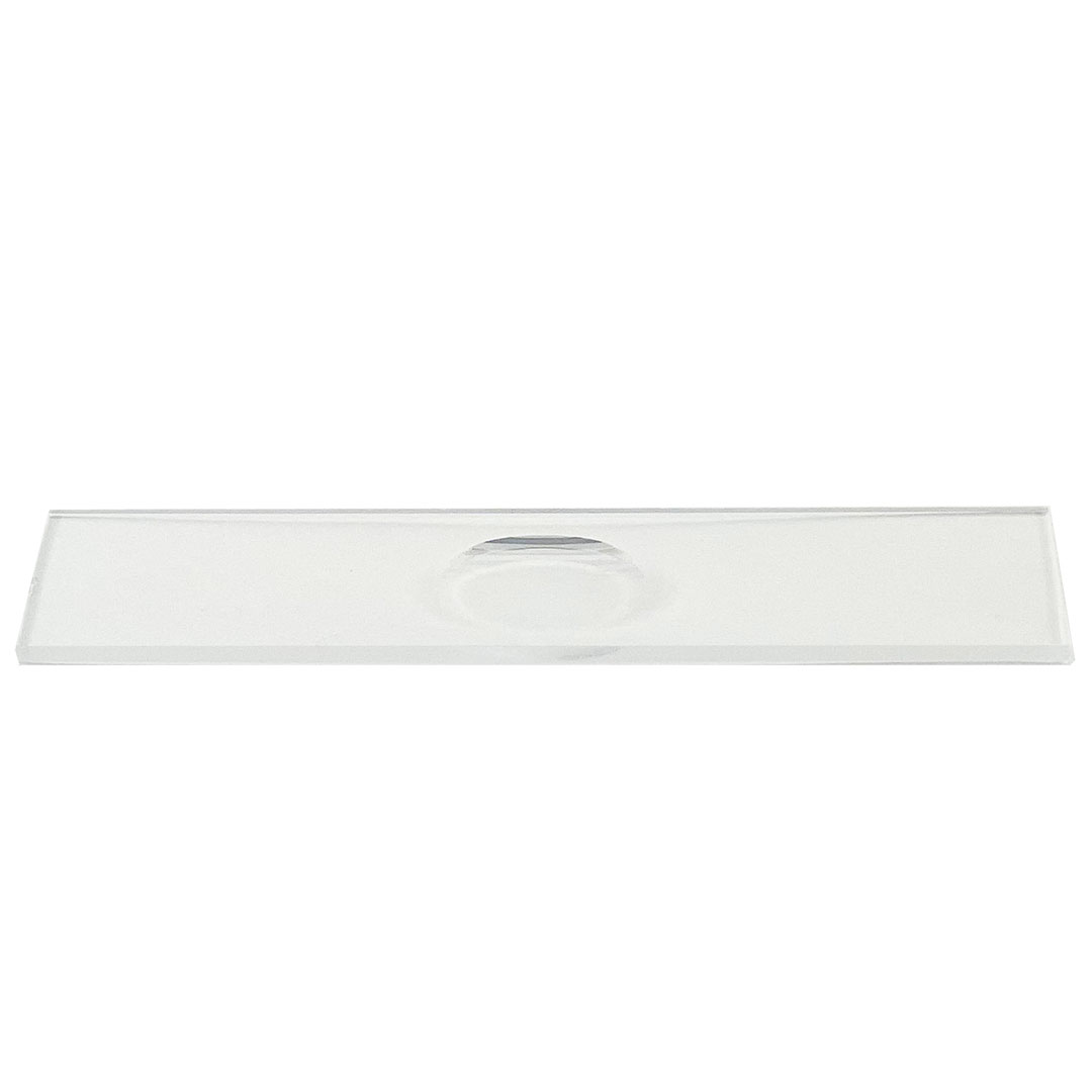 Objektträger 76x26mm mit Vertiefung, bekantet, 10Stk.
