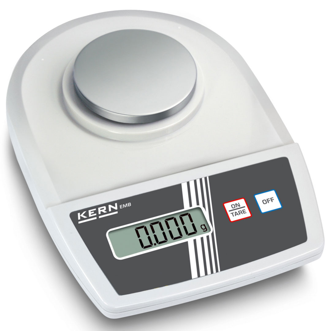 KERN Präzisionswaage 100g, 0,001g, KS-Wägeplatte D=82mm