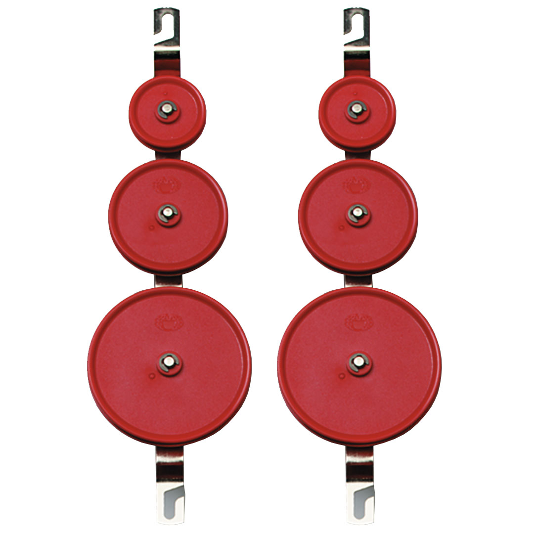 Flaschenzug dreirollig, 2 Stk.