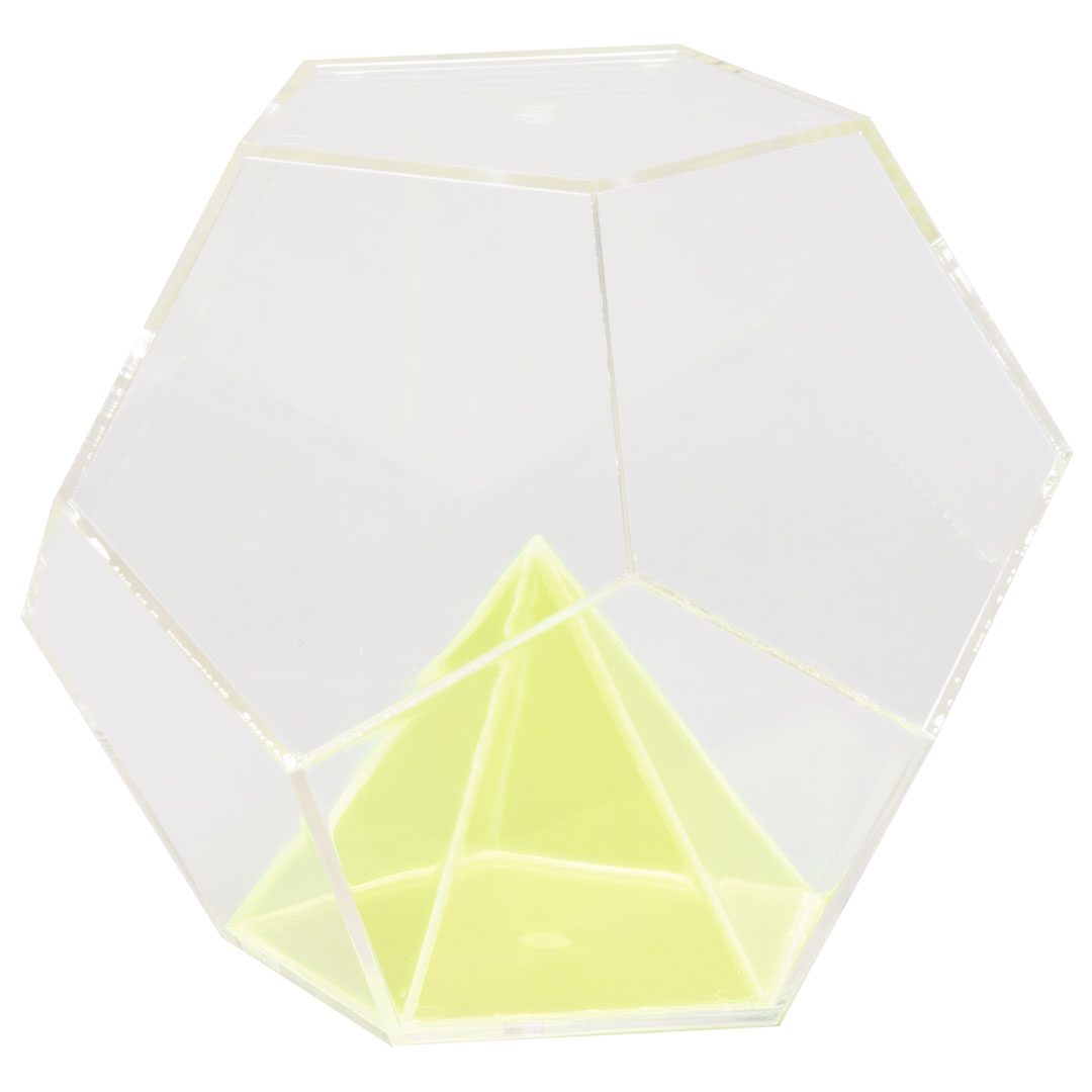 GÜNTER HERRMANN Dodekaeder mit Innenpyramide