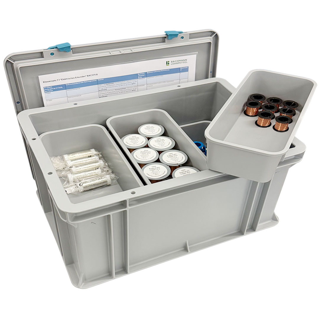 NaTech Klassensatz "Elektrisches Erkunden" 7.1, für 8 Gruppen