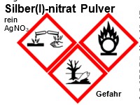 Silbernitrat Pulver, rein, 25g