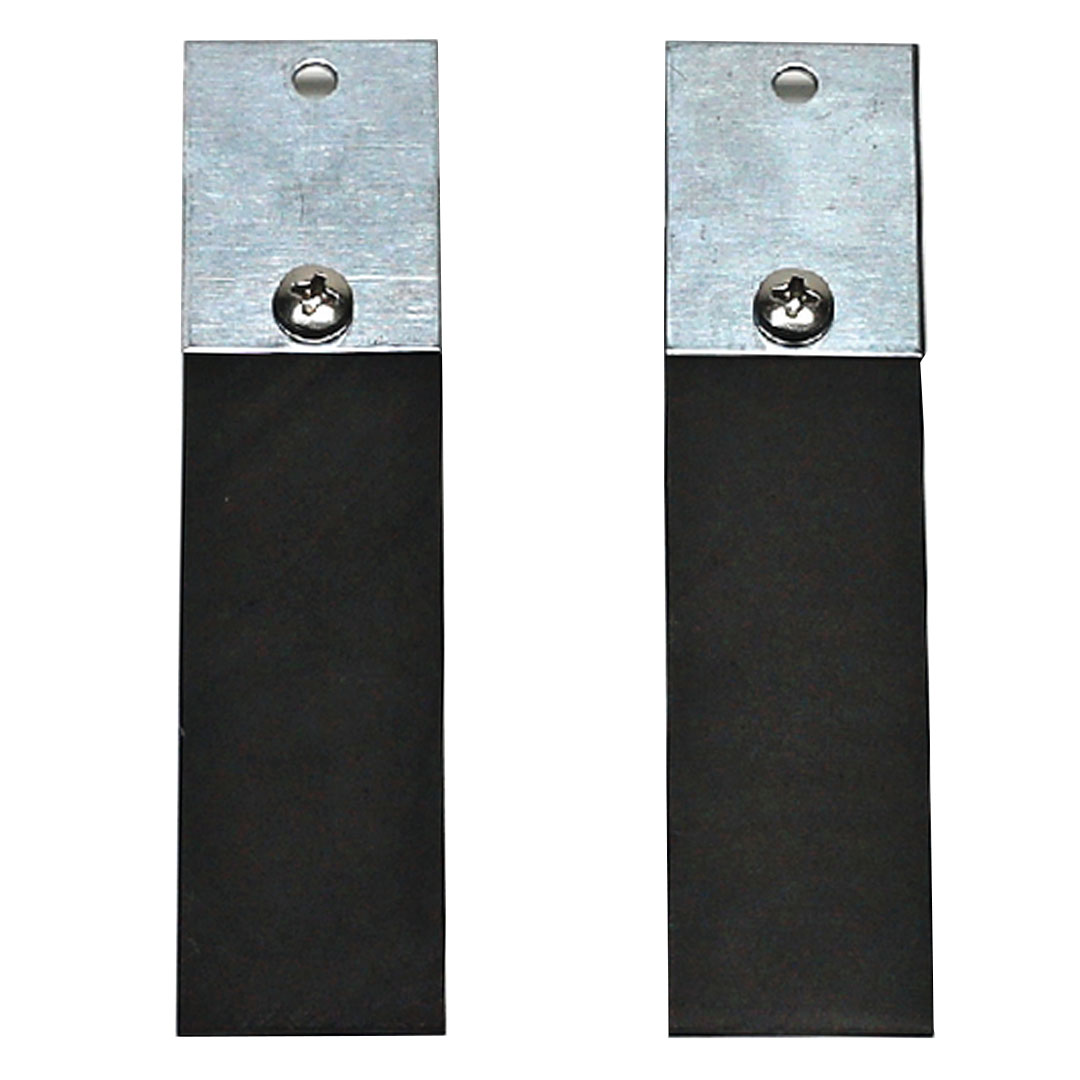 Elektrode Kohle mit Klemmblech, 85x25x2mm