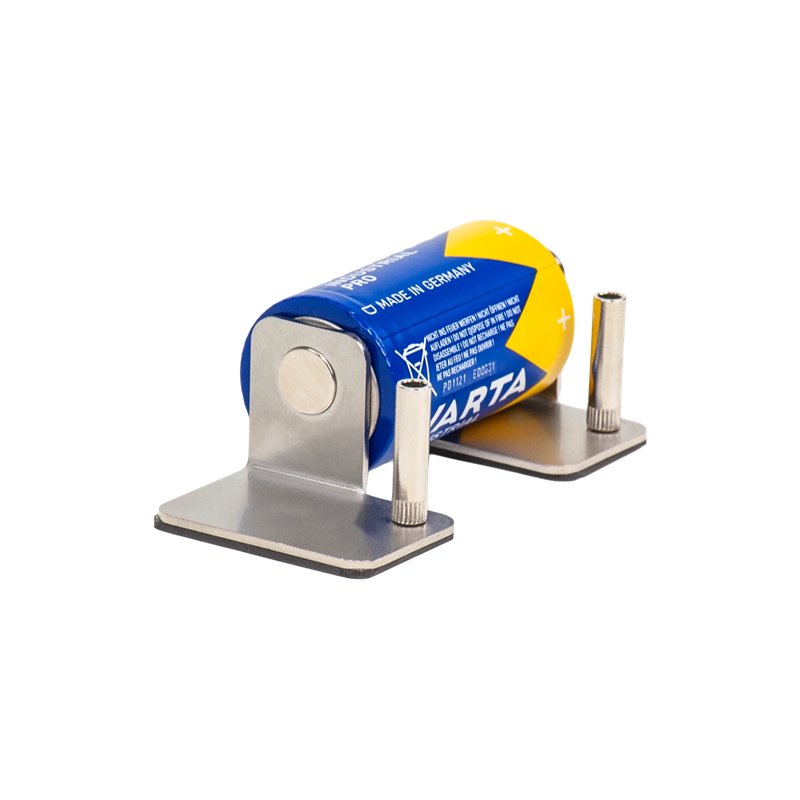 Abgreifbuchse für Batterien 1,5V, magnetisch