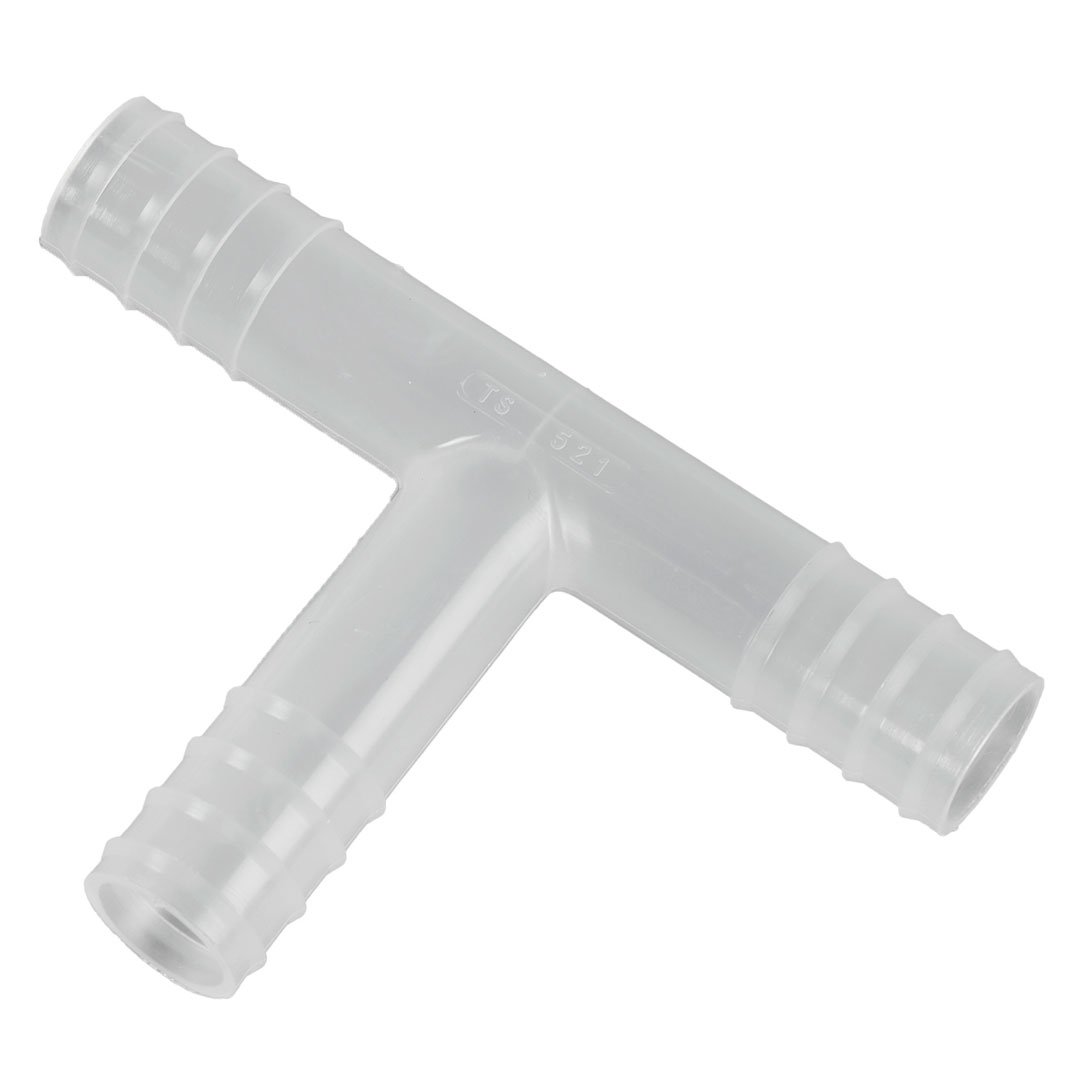 Schlauchverbindung T-Form, PP, Da=6mm, 5Stk.