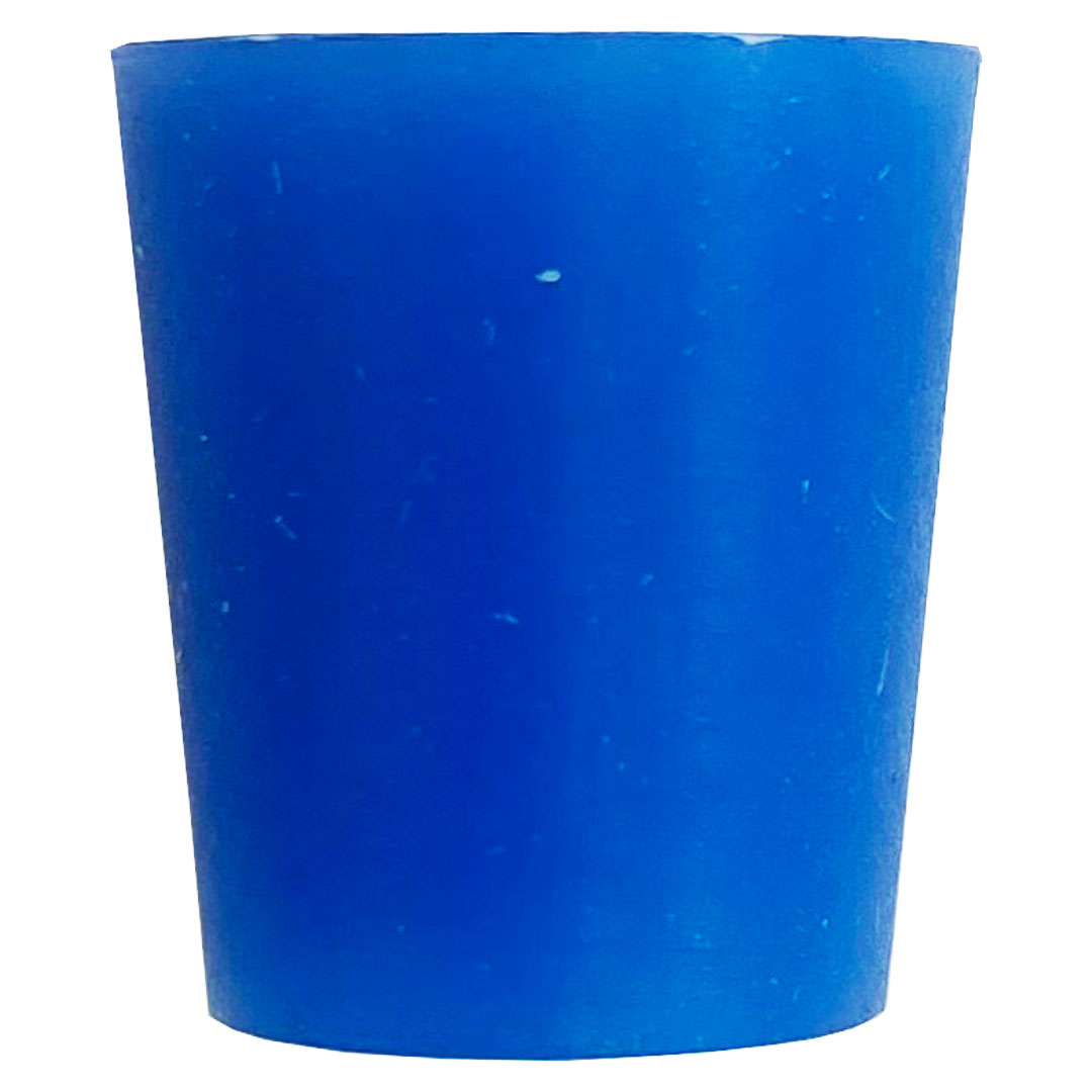 Stopfen Silikon 14/18mm, H=20mm mit 1 Loch D=7,5mm