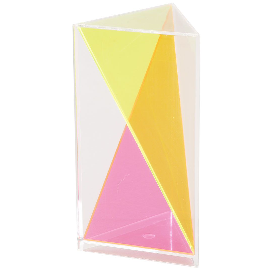 GÜNTER HERRMANN Prisma 3-seitig, mit 2 Diagonalschnitten