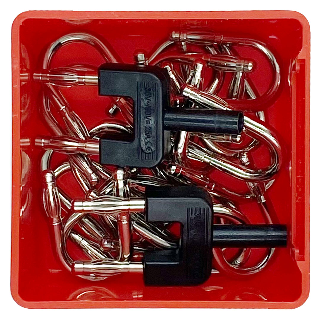 ELAR Steckbügel mit Behälter, 19mm, 20 + 2 Stk. ELAR Steckbügel mit Behälter, 19mm, 20 + 2 Stk.