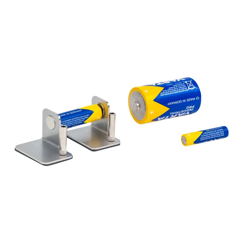 Abgreifbuchse für Batterien 1,5V, magnetisch