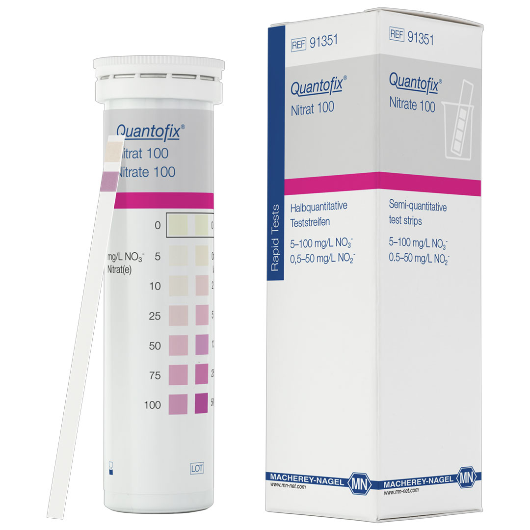 MACHEREY-NAGEL Nitrat Quantofix 0-100mg/l, 100Stäbchen