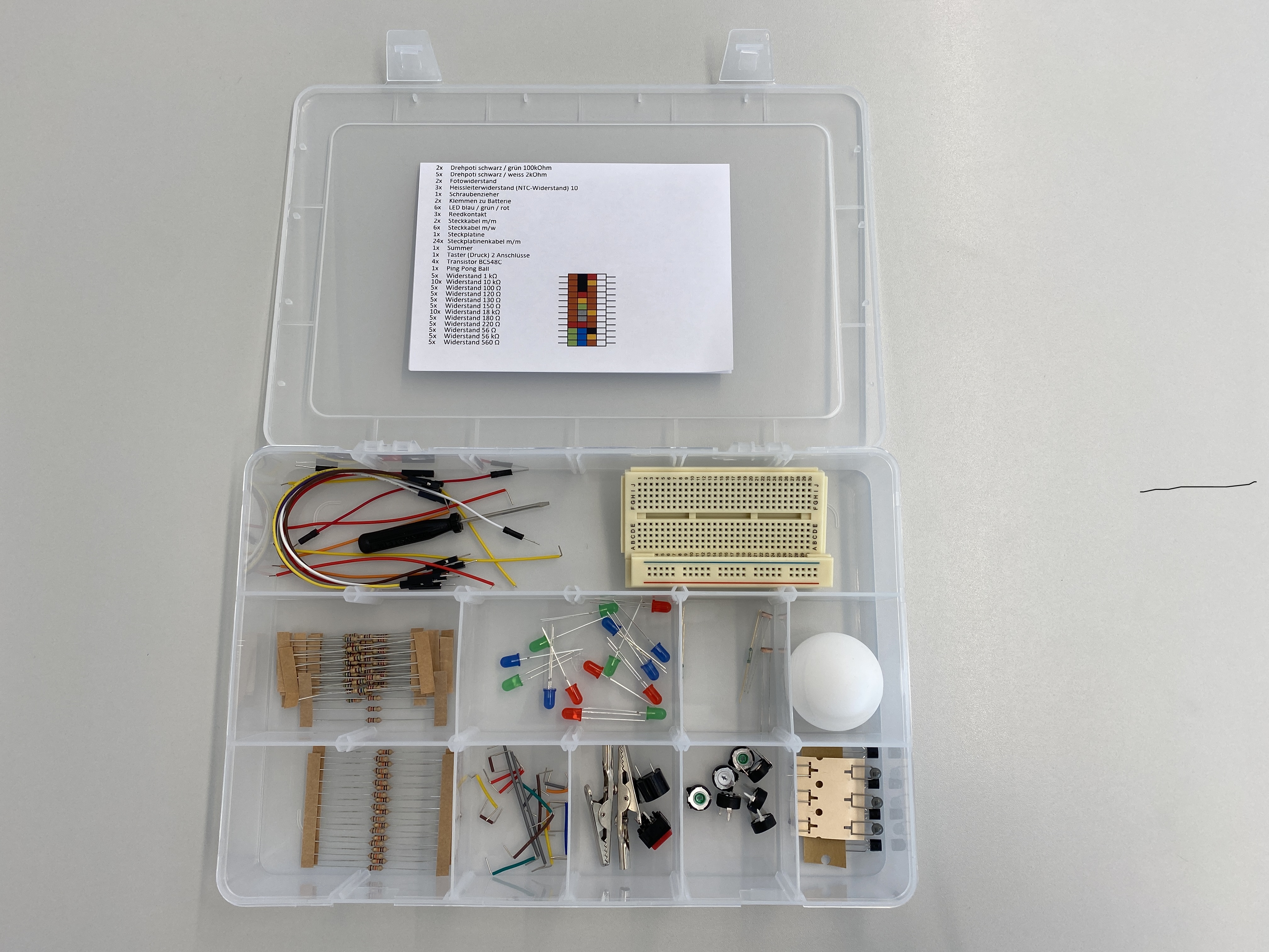 NaTech Gruppensatz "Baukasten für elektronische Schaltungen" 9.3, gross