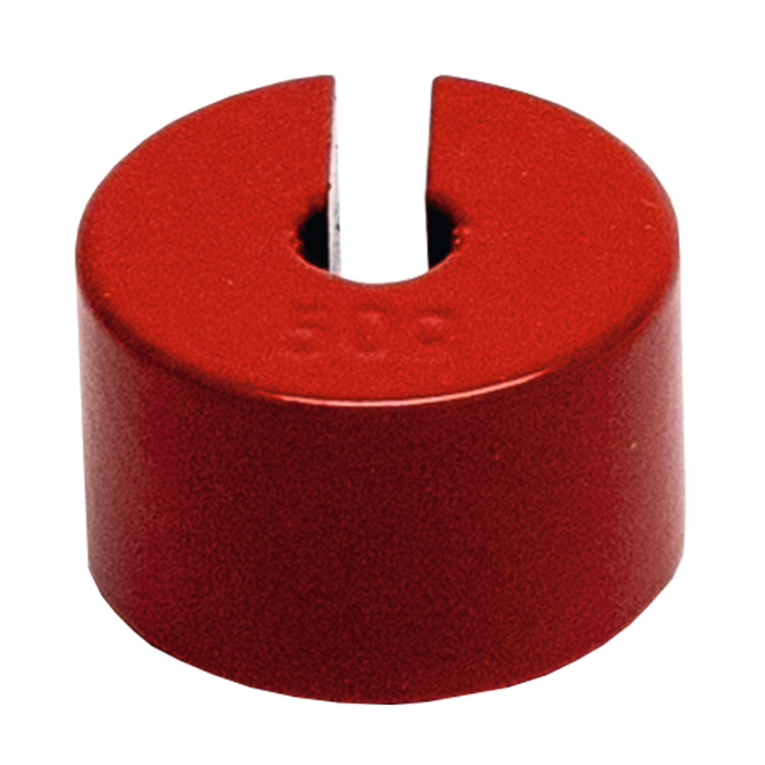 Schlitzgewicht, 50g, D=26mm, rot