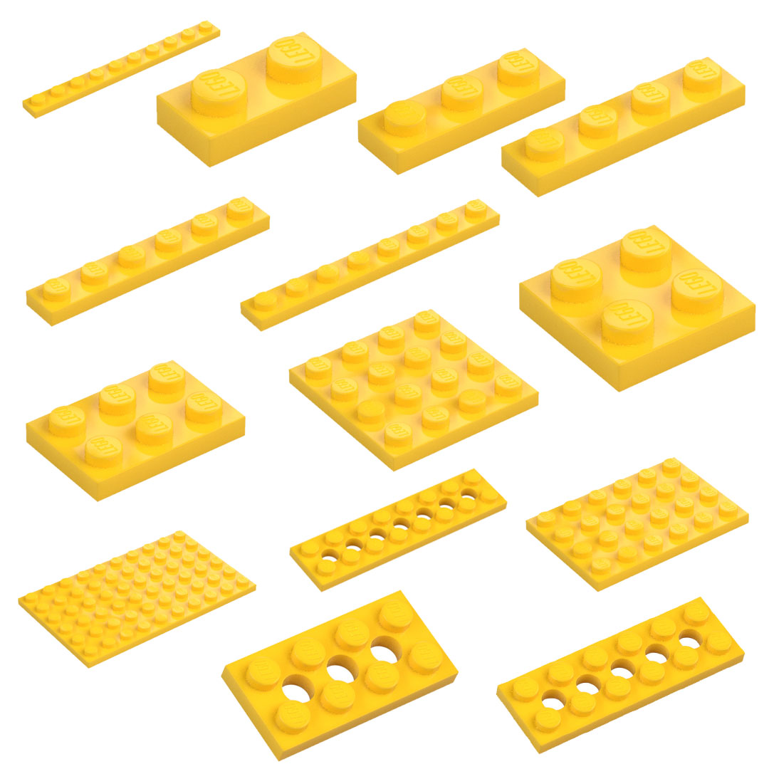 LEGO® Education Platten, gelb