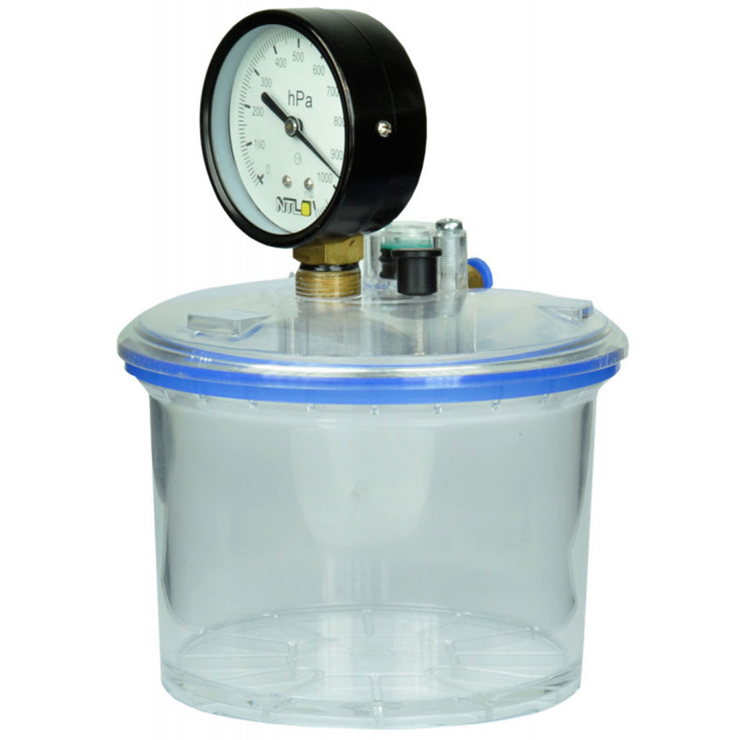 Vakuumgefäss 1000ml mit Manometer