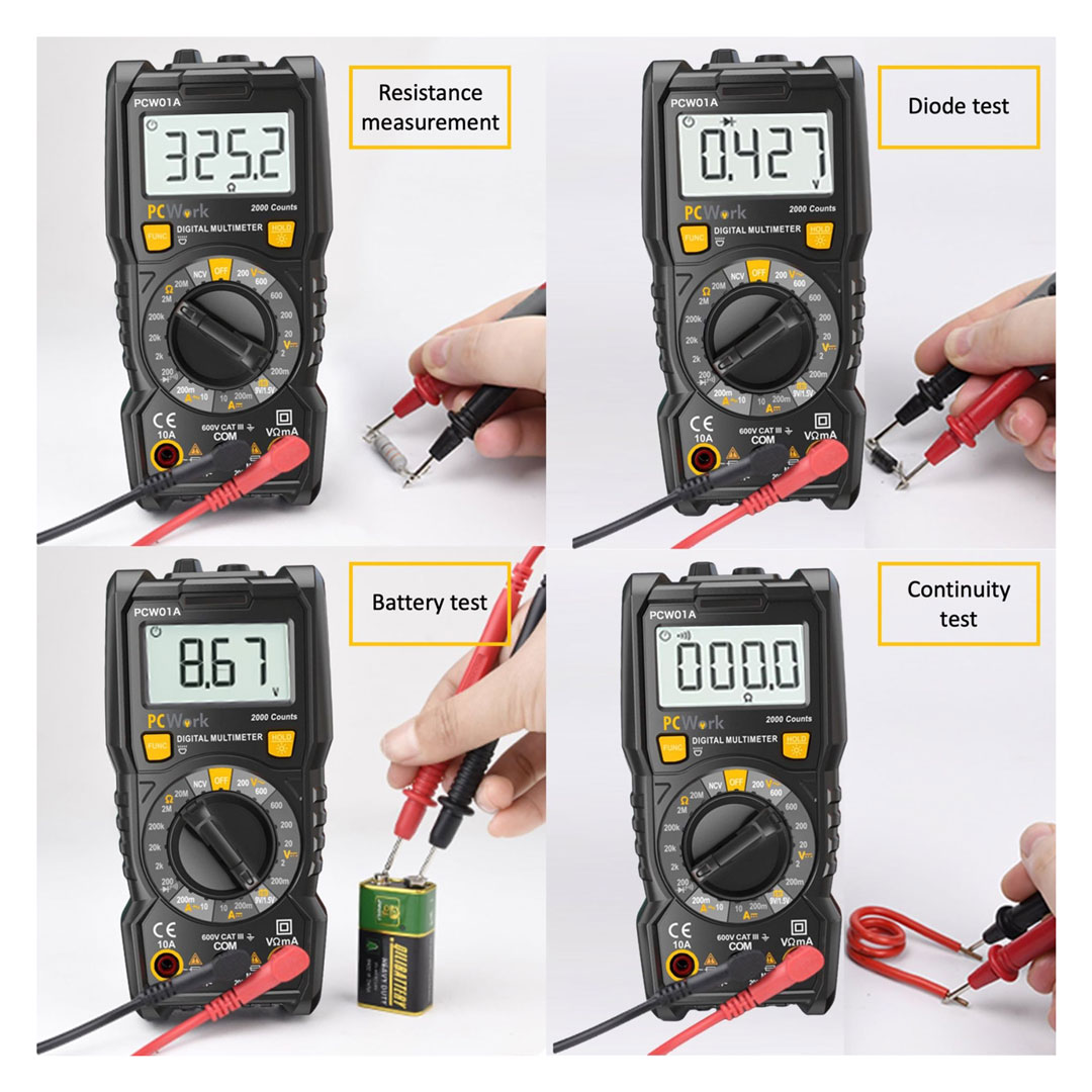 Multimeter digital, PCW01A