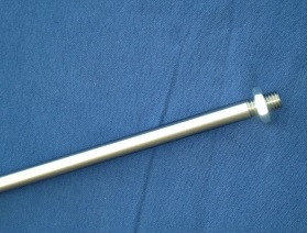 Stativstange D=10mm,1000mm, mit Gewinde