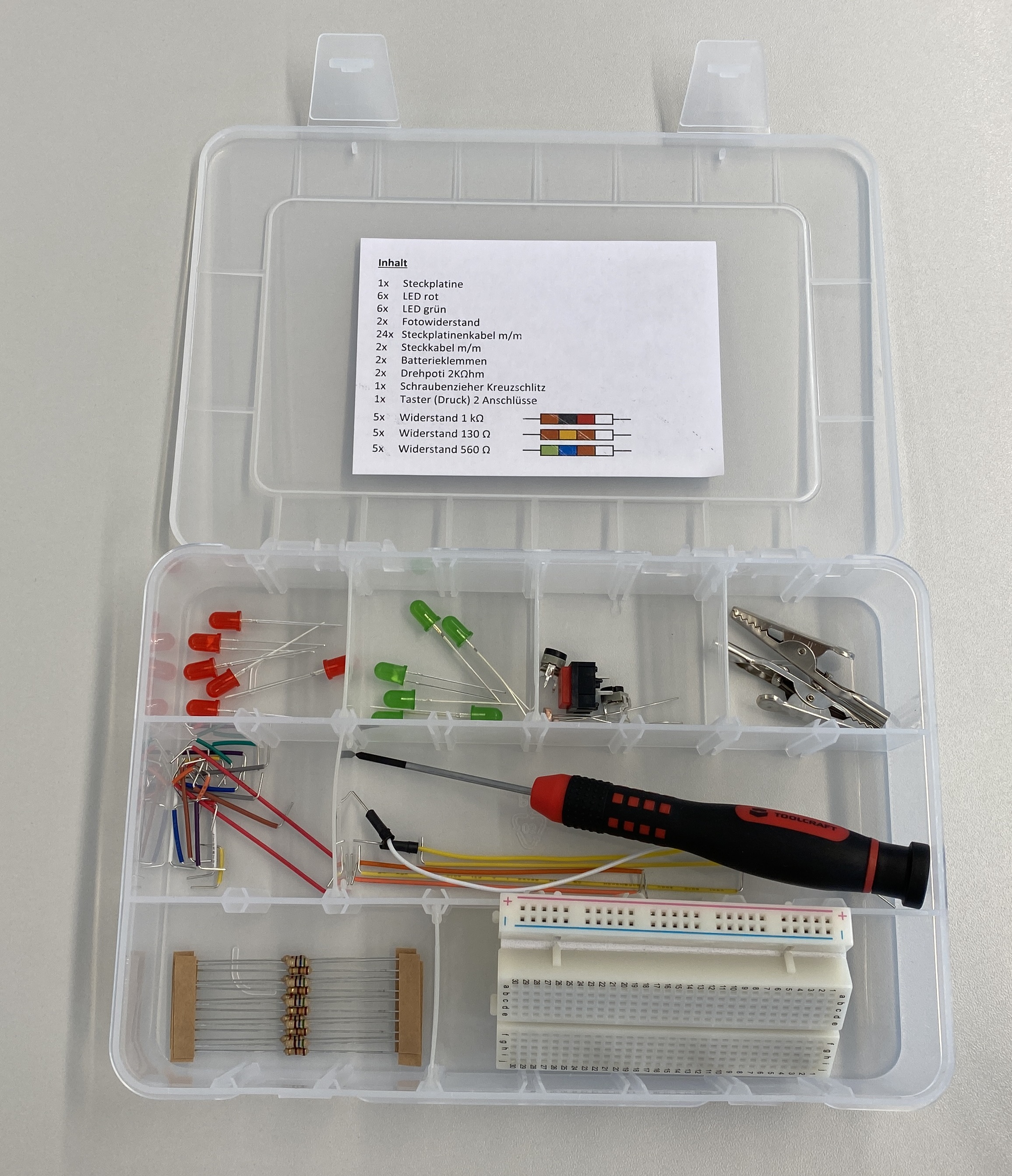 NaTech Gruppensatz "Baukasten für elektronische Schaltungen" 9.3, klein