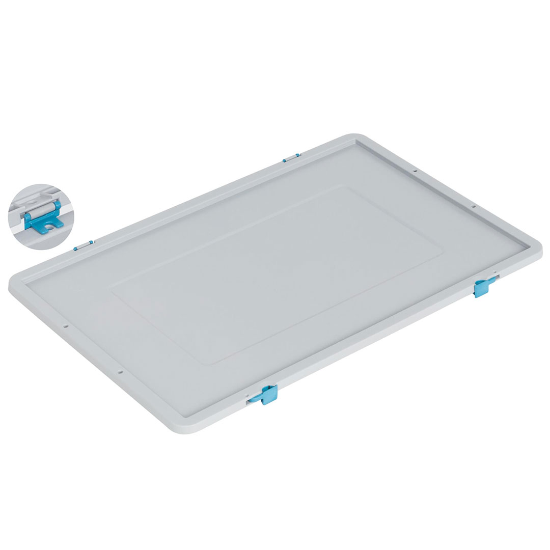 WEZ Scharnierdeckel Logiline LL 60x40 cm grau