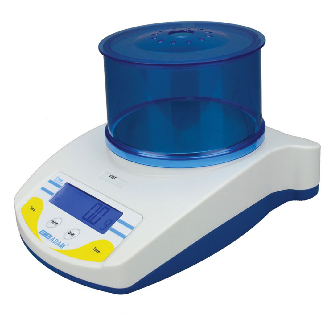 AE ADAM Präzisionswaage Core CQT, 1500g, 0,1g, Wägeplatte  ø=120mm