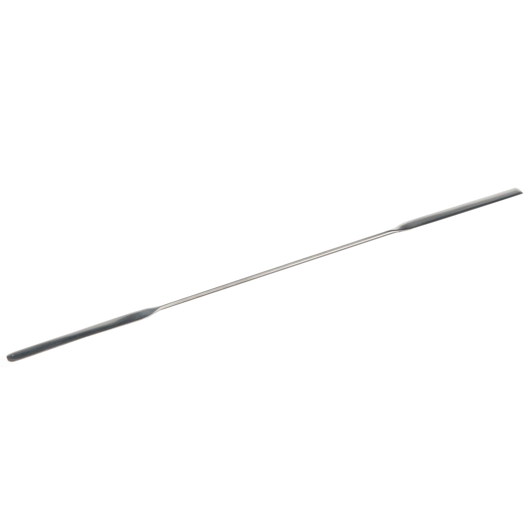 Mikro-Doppelspatel, 150mm, Spitze L=40mm, B=5mm, rostfrei