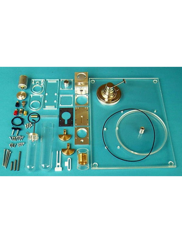 EXERGIA Stirling-Motor mit Generator, Bausatz, Hoch-Temperatur