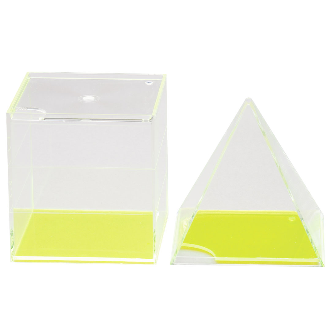 GÜNTER HERRMANN Füllkörper Würfel und Pyramide