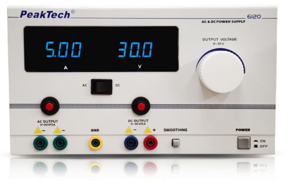 AC/DC - Labornetzgerät ~ 0-30V / 5A