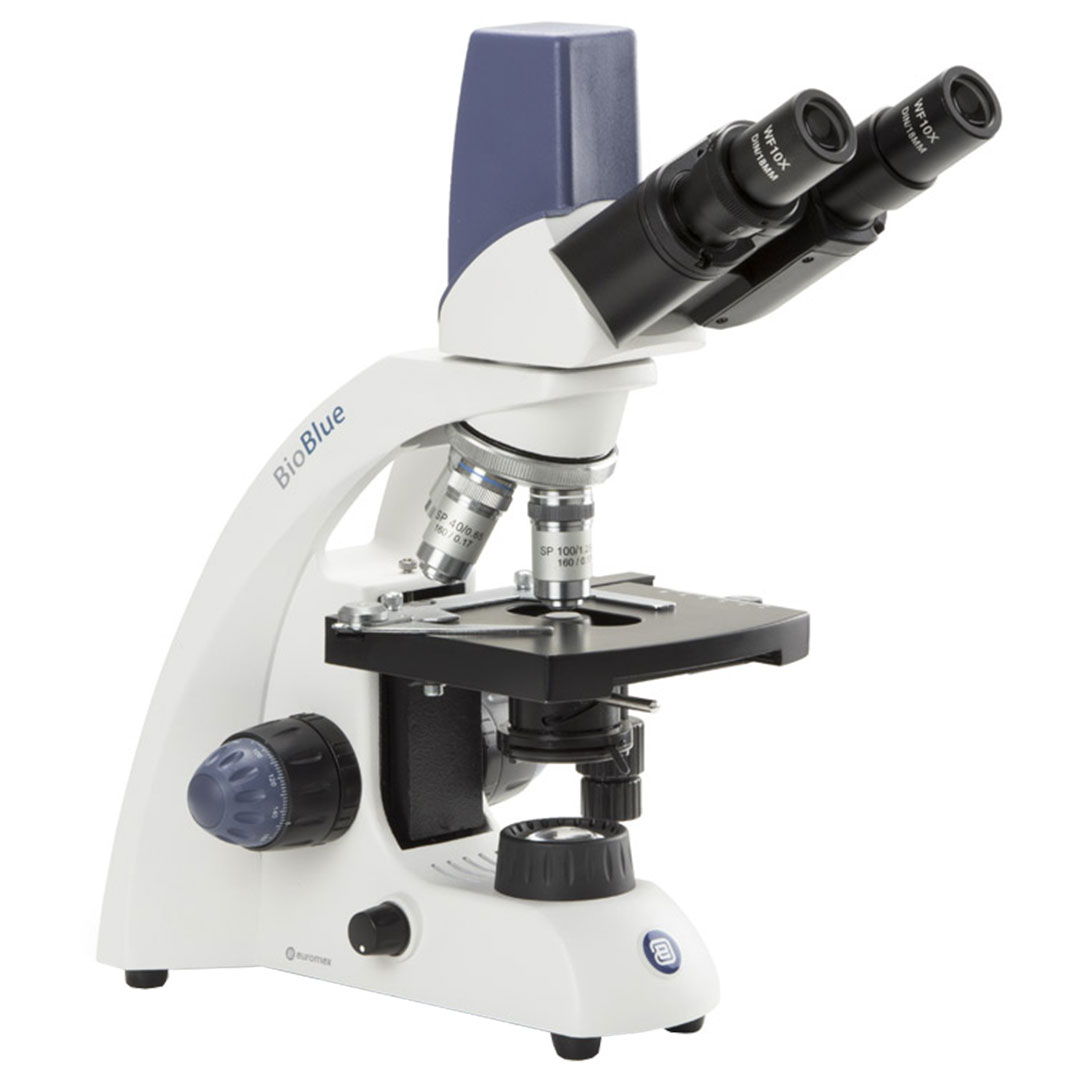 EUROMEX Mikroskop BioBlue BB.4267, binokular, 4x, 10x, S40x, S100x mit 5MP Kamera