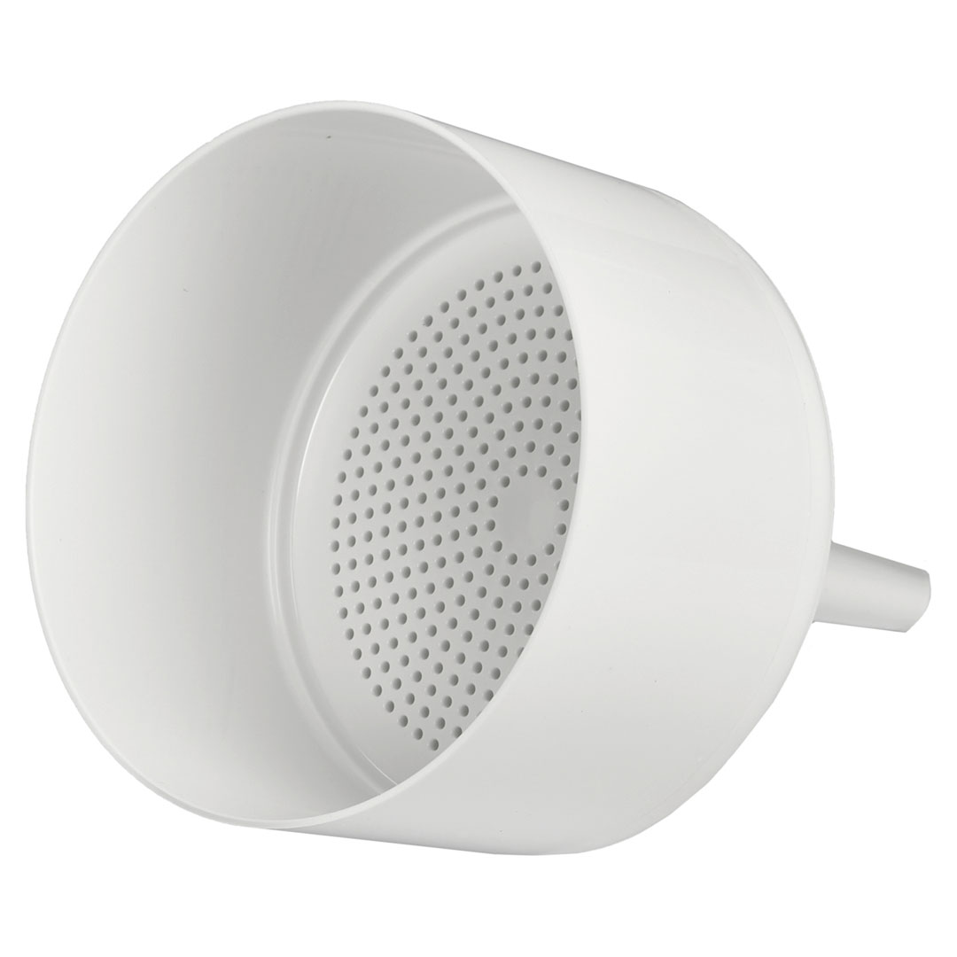 Büchnertrichter PP, D=180mm, Auslauf Da=20mm