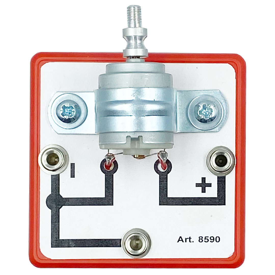 ELAR Elektromotor/Generator 0 – 4,5 VDC / 1,6; A; kurzzeitig 6 VDC / 1,6 A